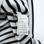 ORCIVAL Made in France 100% Cotton Striped Short Sleeve Dress White Black