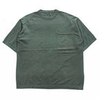 crépuscule Cotton Short Sleeve Knit Pocket Shirt Green Size 2 1701-010