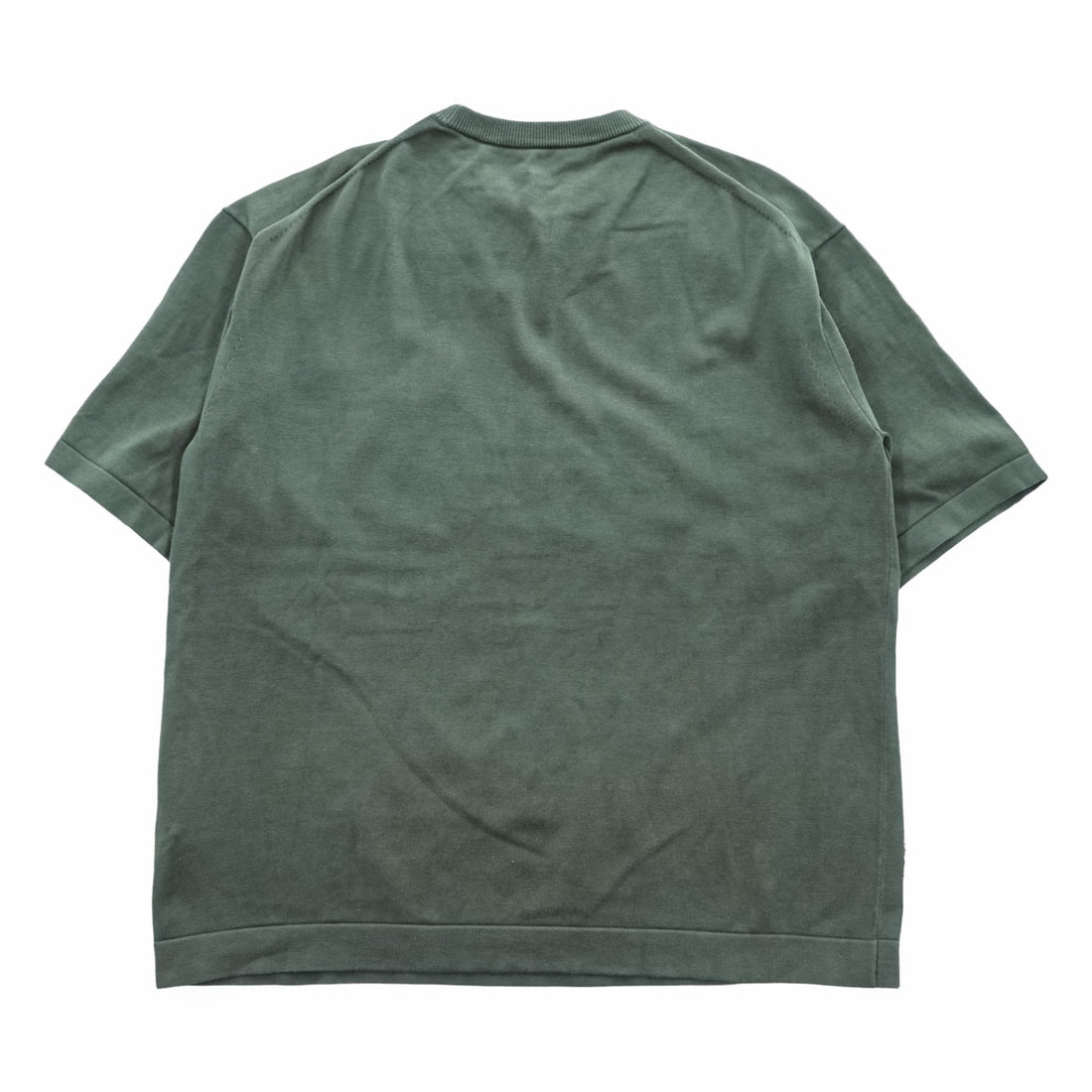 crépuscule Cotton Short Sleeve Knit Pocket Shirt Green Size 2 1701-010