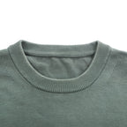 crépuscule Cotton Short Sleeve Knit Pocket Shirt Green Size 2 1701-010