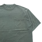 crépuscule Cotton Short Sleeve Knit Pocket Shirt Green Size 2 1701-010