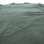 crépuscule Cotton Short Sleeve Knit Pocket Shirt Green Size 2 1701-010