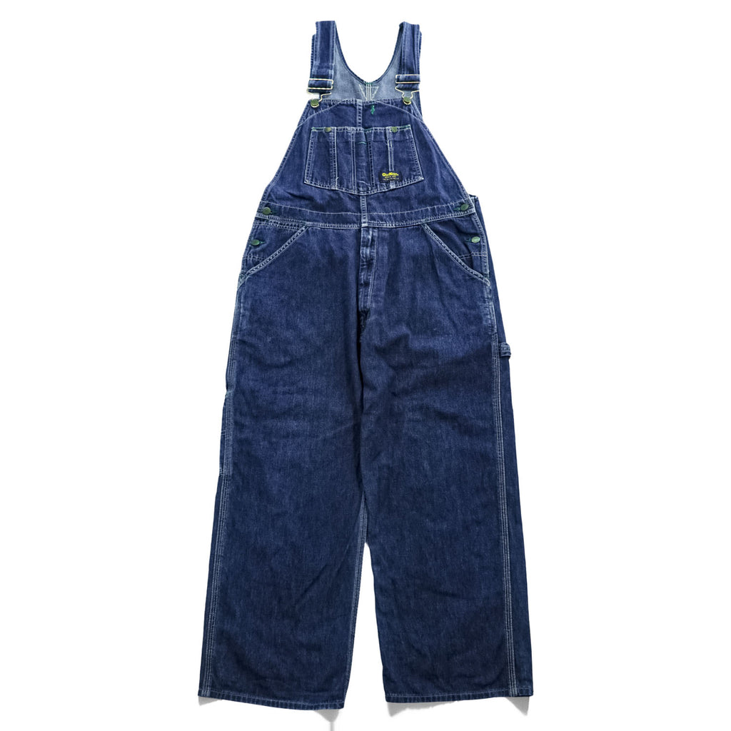 1990s OshKosh B'gosh VESTBAK Indigo Denim Carpenter Overalls Size 32 839-1100