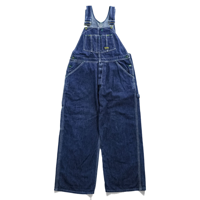 OshKosh 90年代 ヴィンテージ デニム オーバーオール B'gosh VESTBAK M インディゴ ブルー