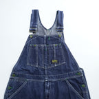 1990s OshKosh B'gosh VESTBAK Indigo Denim Carpenter Overalls Size 32 839-1100