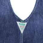 1990s OshKosh B'gosh VESTBAK Indigo Denim Carpenter Overalls Size 32 839-1100