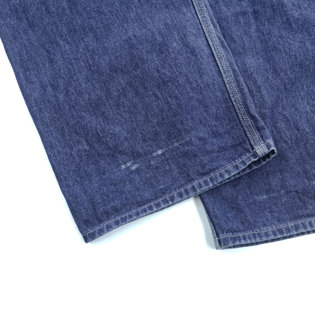 1990s OshKosh B'gosh VESTBAK Indigo Denim Carpenter Overalls Size 32 839-1100