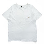 Nigel Cabourn 55-U-8110 White Raglan Sleeve Button Chest Pocket T-Shirt Size 48