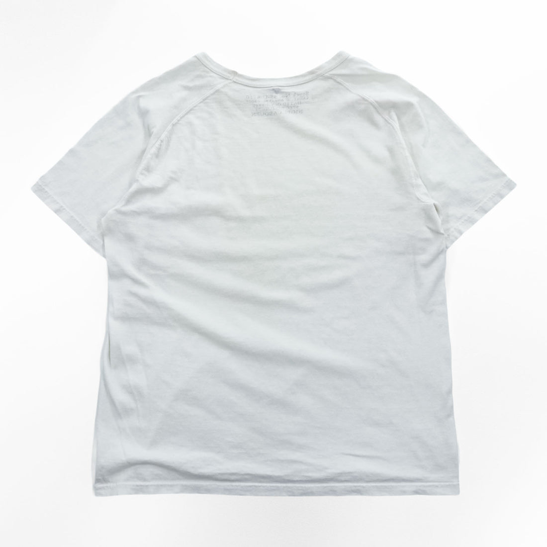 Nigel Cabourn 55-U-8110 White Raglan Sleeve Button Chest Pocket T-Shirt Size 48