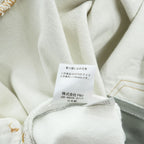 THE モンゴリアンチョップス 日本製 ハカマルイチ フレア デニムパンツ ジーンズ L ホワイト ワイド  501 リメイク 再構築