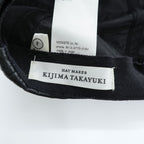 KIJIMA TAKAYUKI 日本製 レザー ジェットキャップ ブラック Leather Jet Cap 181111