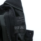 PRADA イタリア製 ワイドレッグ スラックス パンツ XL ブラック ストレッチ