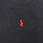 Polo Ralph Lauren 90年代 ヴィンテージ モックネック 長袖 ロングスリーブ Tシャツ L ブラック 刺繍 ポニー ロゴ