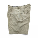 Polo Ralph Lauren 90年代 USA製 ヴィンテージ 2タックショーツ THE CLASSIC GOLF PANT ショートパンツ ハーフパンツ L ベージュ プリーツ