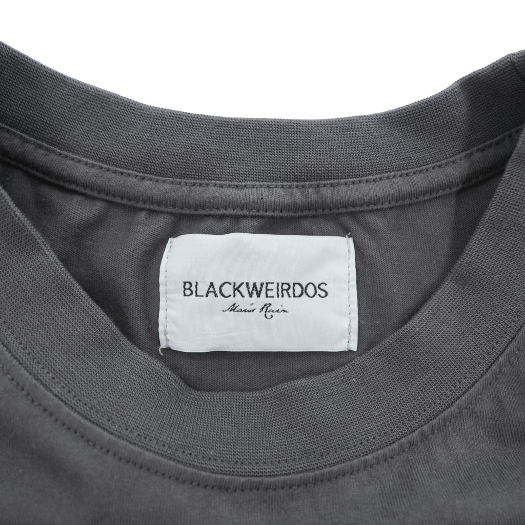 BlackWeirdos コットン 半袖Tシャツ L チャコールグレー 24SS-TS05
