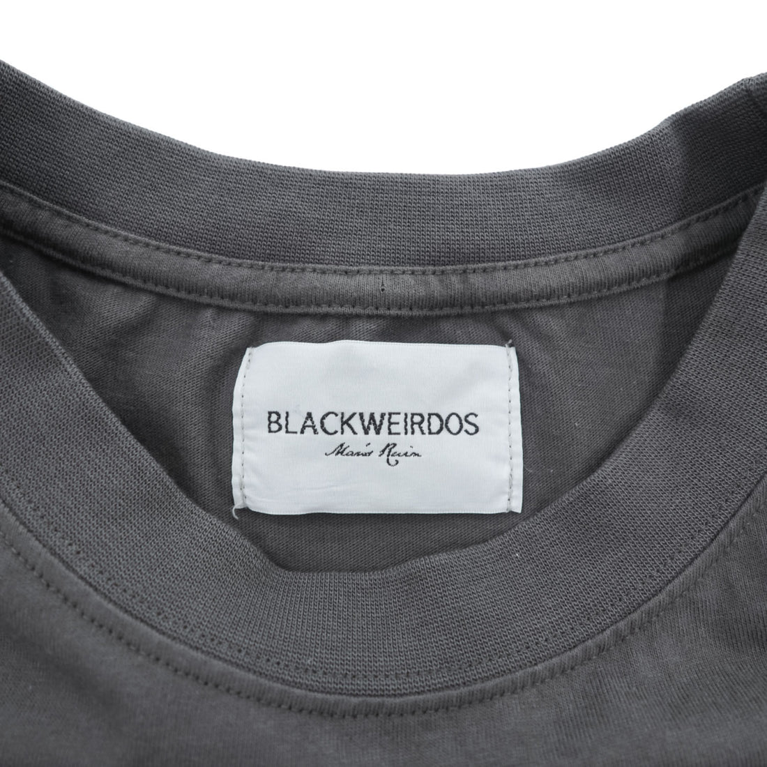BlackWeirdos コットン 半袖Tシャツ L チャコールグレー 24SS-TS05