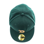 New Era 59FIFTY ボストン・レッドソックス レザーBロゴ ダークグリーン キャップ 7 1/2