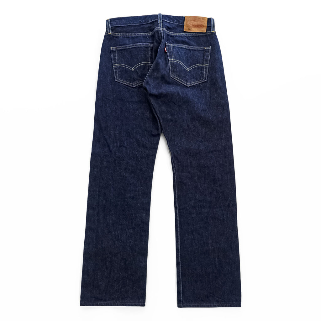 Levi's USA製 501 ビッグE 赤耳 デニムパンツ ジーンズ M インディゴ セルヴィッヂ リジッド 濃紺 レザーパッチ PREMIUM 501-2546