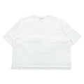 JieDa オーバーサイズ Tシャツ FREE ホワイト ワイド 短丈 サイドスリット