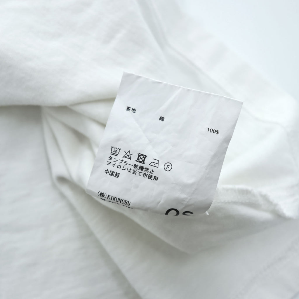 JieDa オーバーサイズ Tシャツ FREE ホワイト ワイド 短丈 サイドスリット