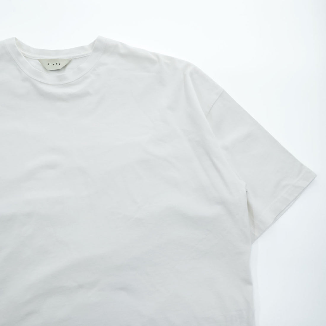 JieDa オーバーサイズ Tシャツ FREE ホワイト ワイド 短丈 サイドスリット