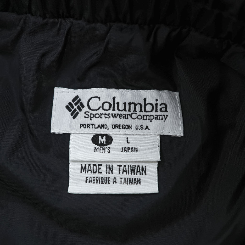 Columbia 90年代 シェル アウトドア カーゴパンツ L ブラック ドローコード SM8041