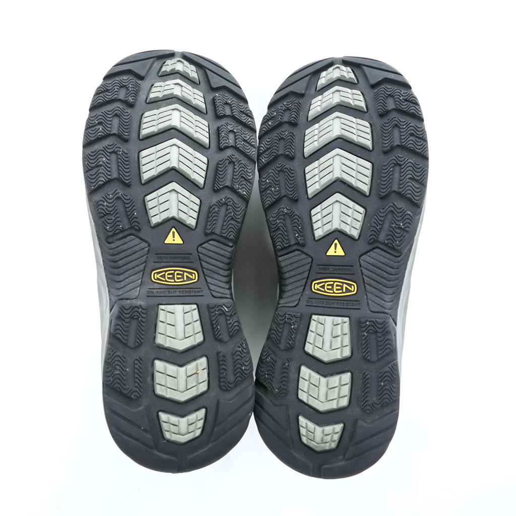 KEEN ユーティリティ UTILITY ワークシューズ 26cm グリーン メッシュ ドローコード STEEL TOE 安全靴 F2413-18 F3445-21