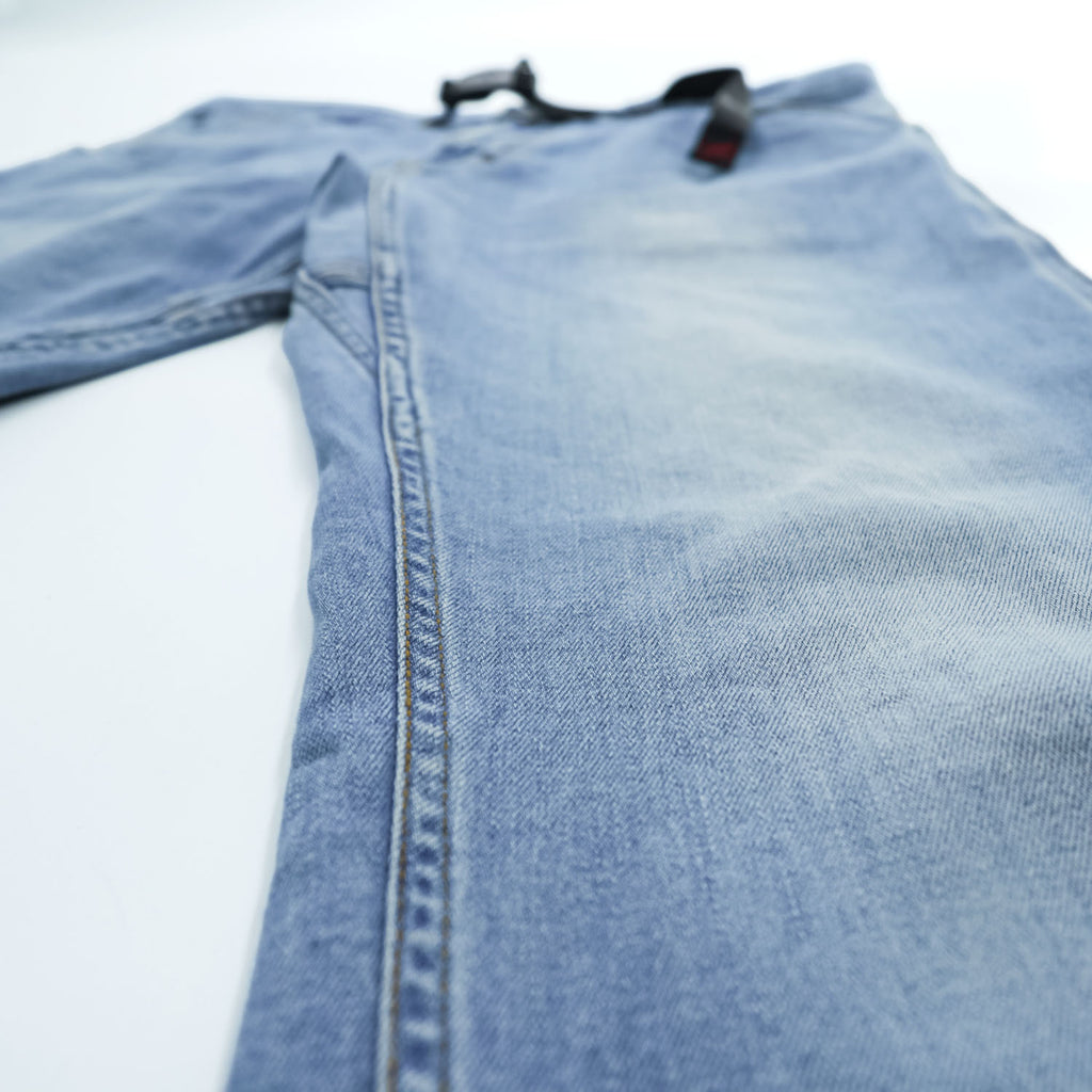 GRAMICCI ストレッチデニム クライミングパンツ ジーンズ M ブルー ベルト付 URBAN RESEARCH DOORS 別注