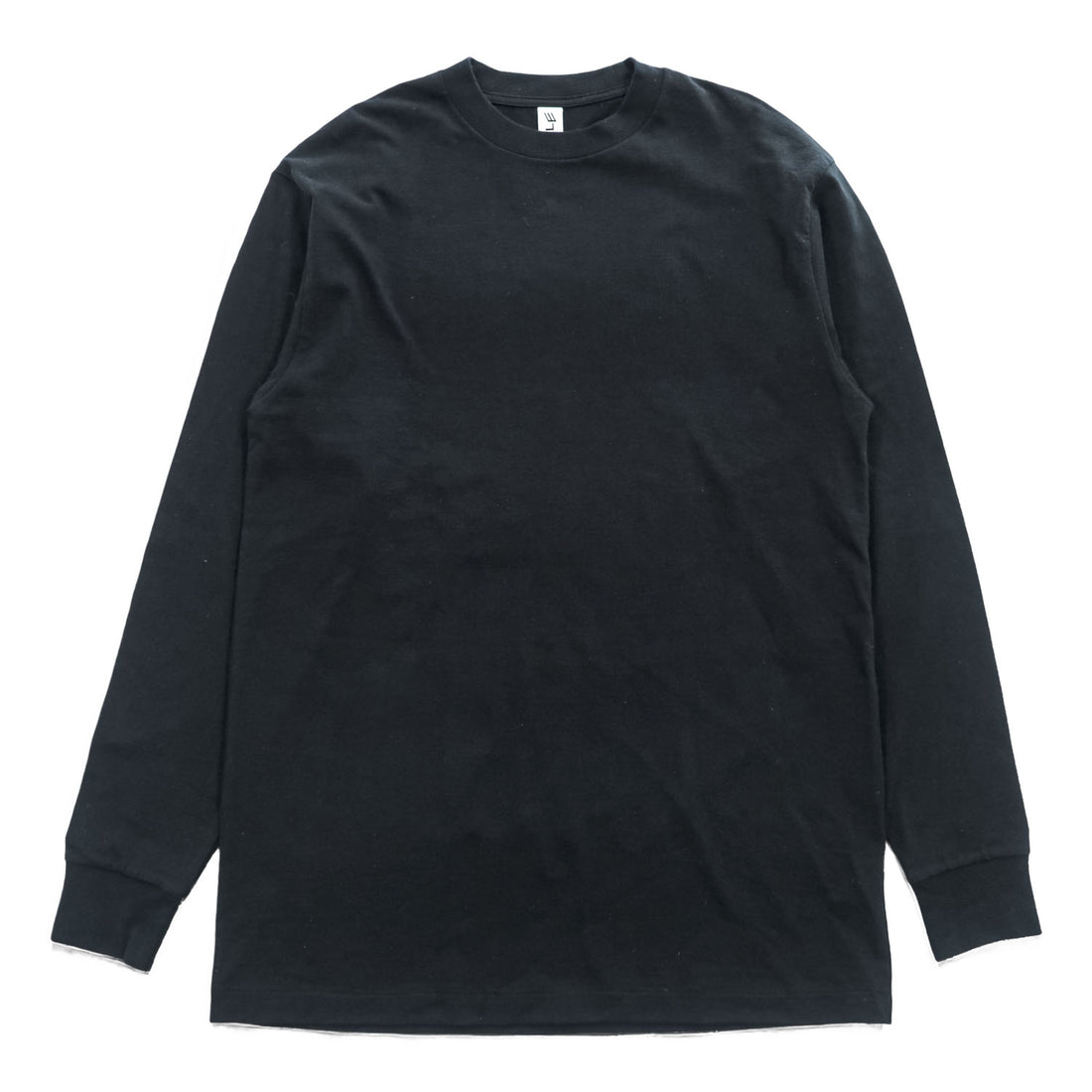 LE ( COMOLI / L'ECHOPPE ) 日本製 長袖 ロングスリーブ Tシャツ ロンT L ブラック 21-070-053-2010-1-0