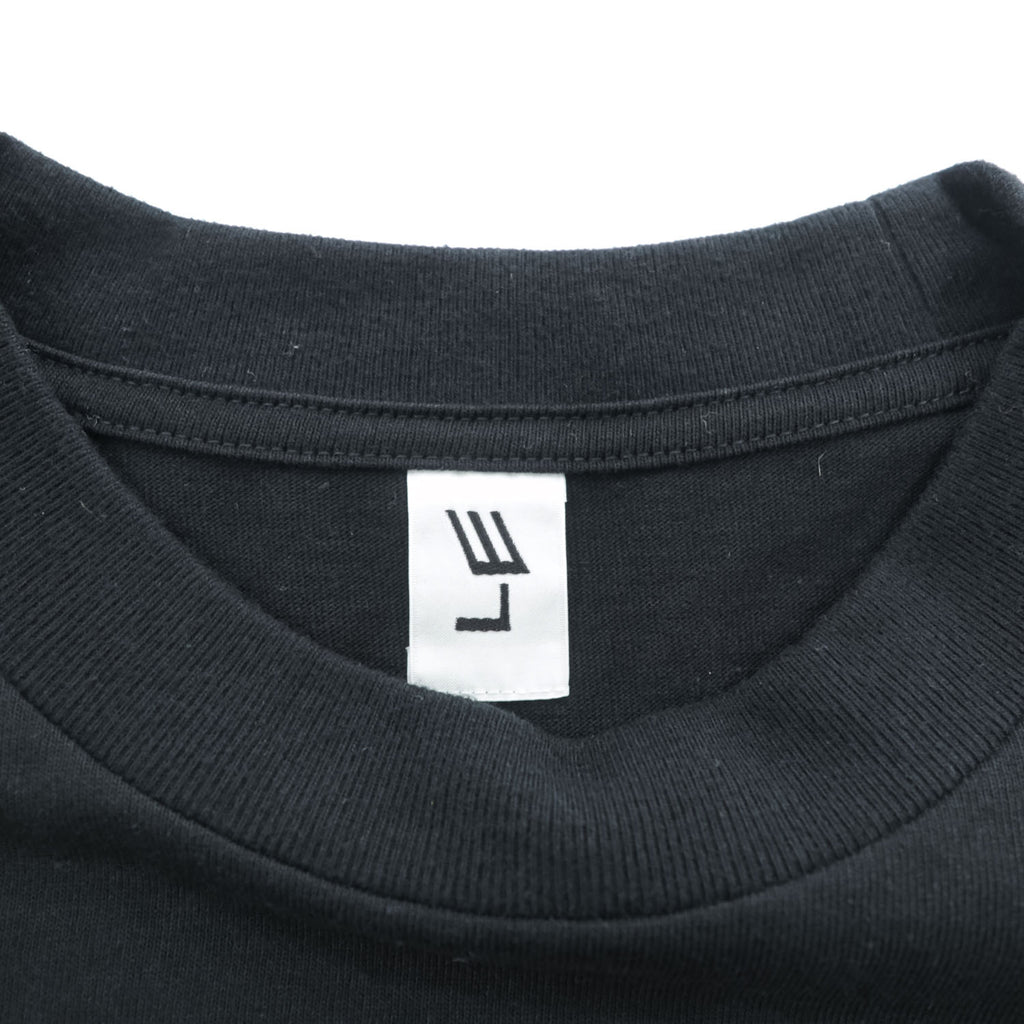 LE ( COMOLI / L'ECHOPPE ) 日本製 長袖 ロングスリーブ Tシャツ ロンT L ブラック 21-070-053-2010-1-0