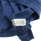 YVES SAINT LAURENT 80年代 ヴィンテージ tricots pour homme ポロシャツ L ブルー ワンポイントロゴ YSL 鹿の子