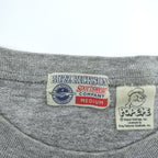 BUZZ RICKSON'S 日本製 ポパイ POPEYE Tシャツ M グレー 染み込みプリント USN