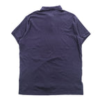 POLO RALPH LAUREN Custom Fit Navy Short Sleeve Polo Shirt Men's L Pony Logo