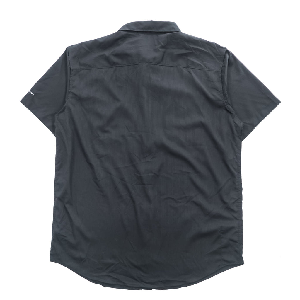Columbia 半袖シャツ OMNI-WICK XL ブラック メッシュ Utillzer 2 Solid S/S Shirt 透湿 AM9136