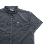 Columbia 半袖シャツ OMNI-WICK XL ブラック メッシュ Utillzer 2 Solid S/S Shirt 透湿 AM9136