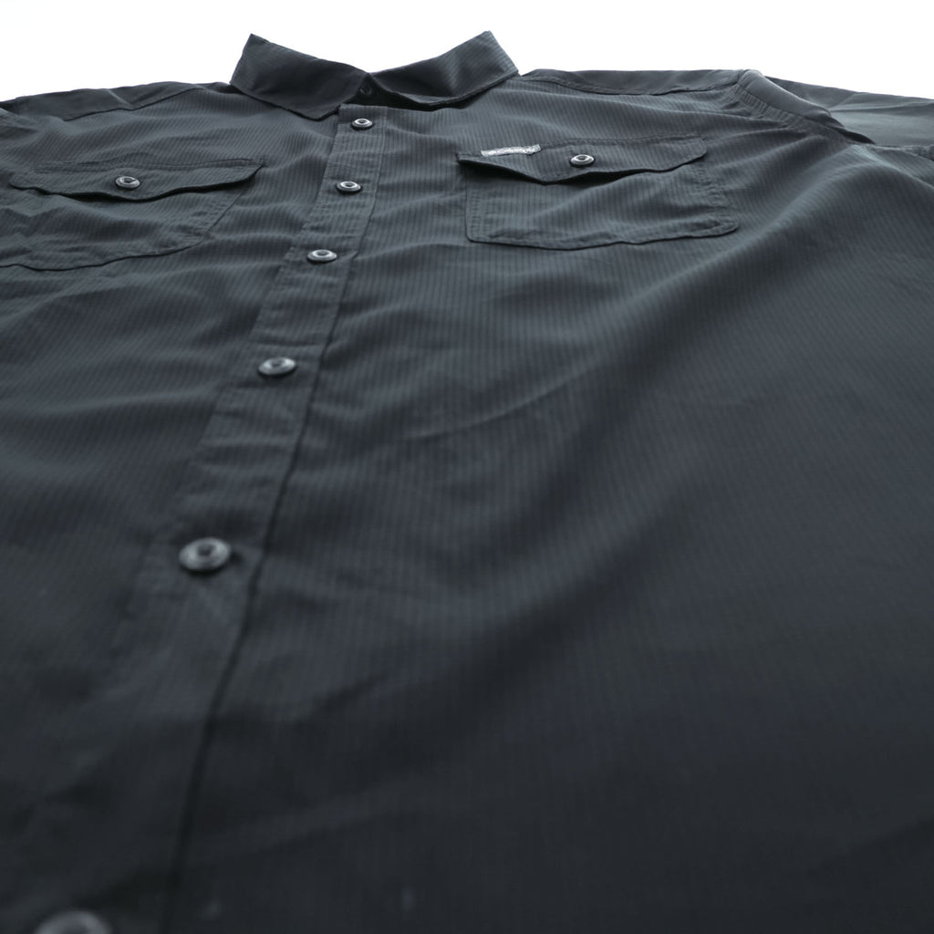 Columbia 半袖シャツ OMNI-WICK XL ブラック メッシュ Utillzer 2 Solid S/S Shirt 透湿 AM9136