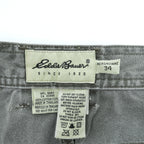 Eddie Bauer 90年代 ヴィンテージ ブッシュ カーゴショーツ ショートパンツ L グレー マルチポケット