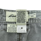 Eddie Bauer 90年代 ヴィンテージ ブッシュ カーゴショーツ ショートパンツ L グレー マルチポケット