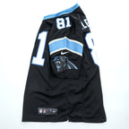 NIKE ゲームジャージ Vネック Tシャツ L ブラック ブルー ON FIELD NFL ナンバリング