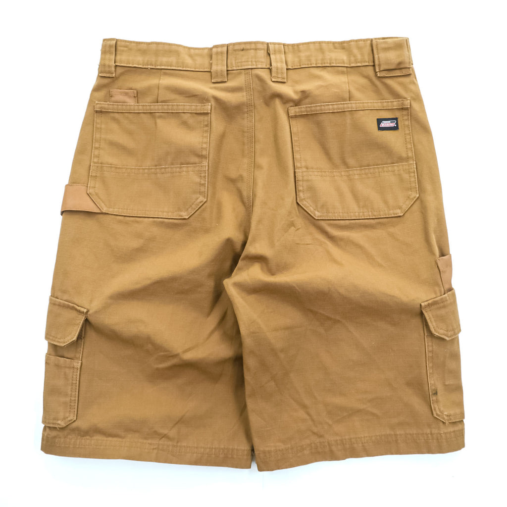 Dickies カーゴショーツ リップストップ ショートパンツ ハーフパンツ L ブラウン GR409BD