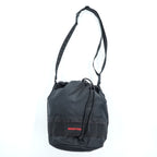 BRIEFING Made in Japan Black Nylon Drawstring Shoulder Bag