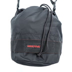 BRIEFING Made in Japan Black Nylon Drawstring Shoulder Bag