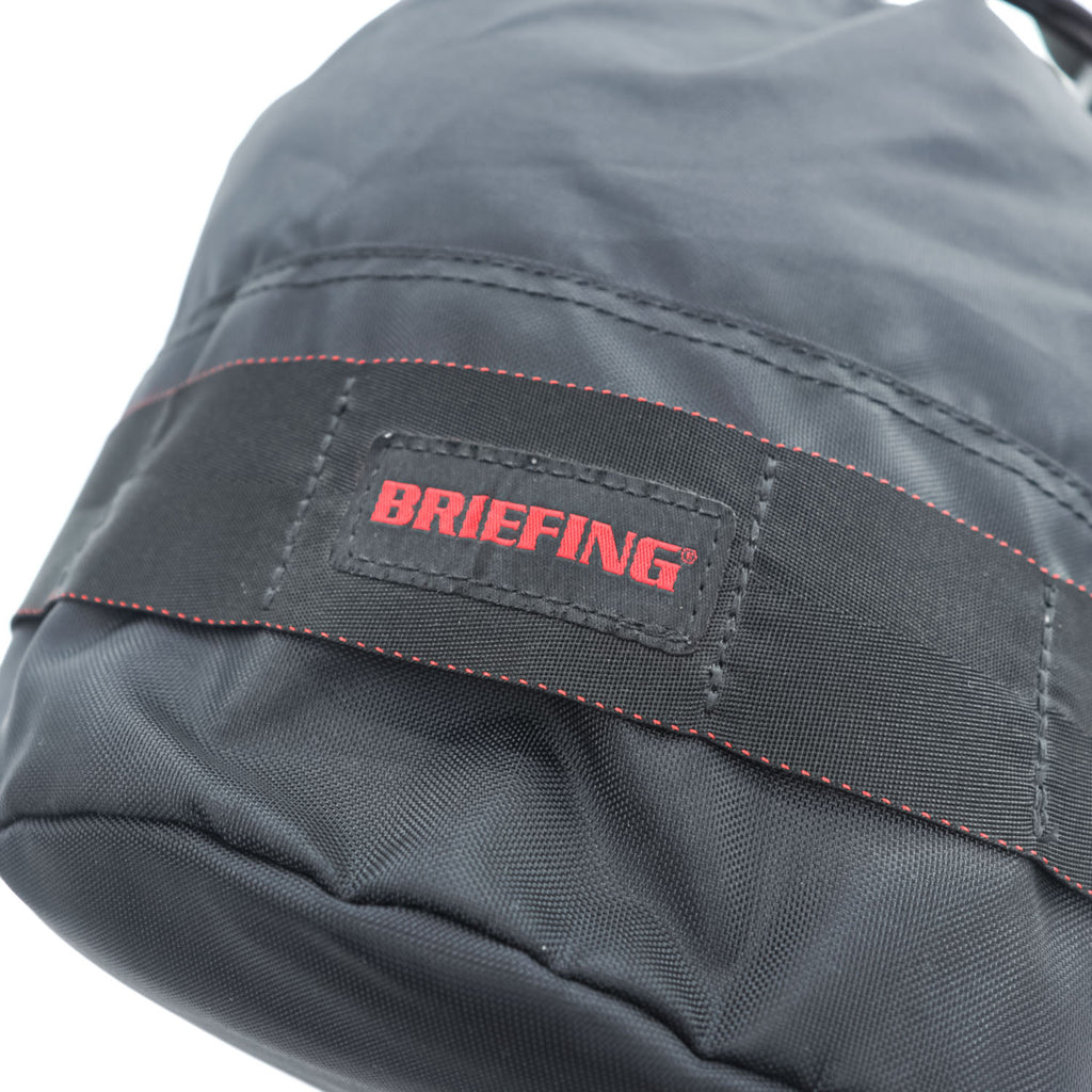 BRIEFING Made in Japan Black Nylon Drawstring Shoulder Bag