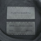 FUMITO GANRYU リビルド 再構築 Tシャツ S ブラック ワイド REBUILD Garment Dyeing FU3-CU-101 日本製