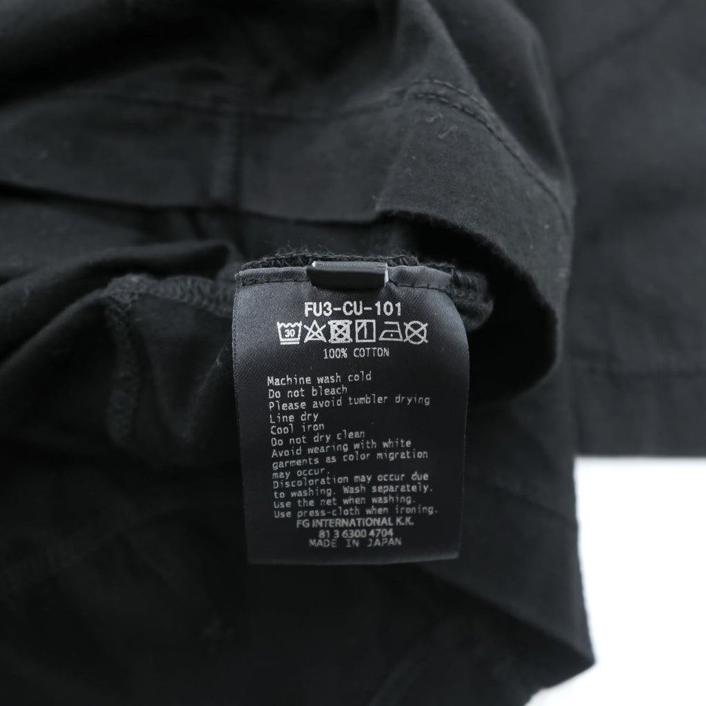 FUMITO GANRYU リビルド 再構築 Tシャツ S ブラック ワイド REBUILD Garment Dyeing FU3-CU-101 日本製