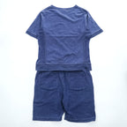 Champion Reverse Weave T-Shirt and Shorts Set Navy Small C8-K348