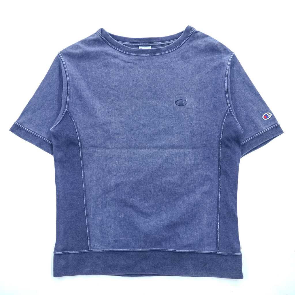 Champion Reverse Weave T-Shirt and Shorts Set Navy Small C8-K348
