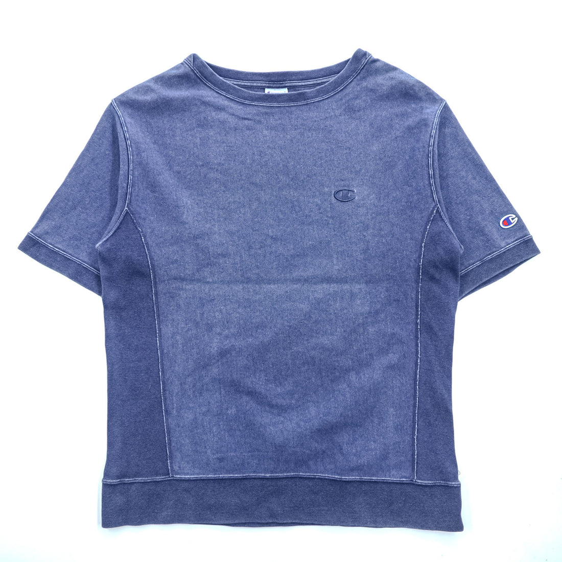 Champion Reverse Weave T-Shirt and Shorts Set Navy Small C8-K348