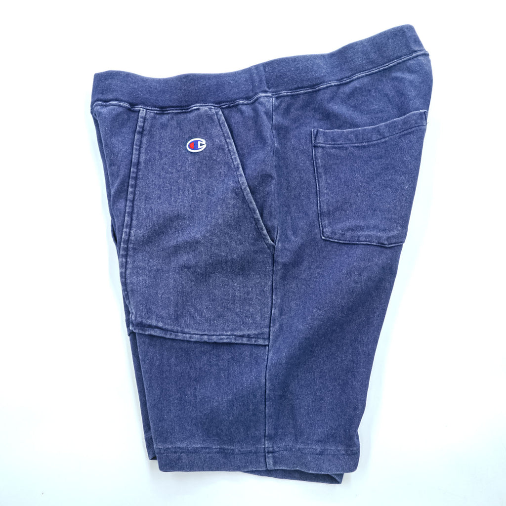 Champion Reverse Weave T-Shirt and Shorts Set Navy Small C8-K348