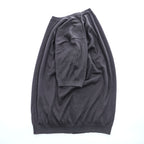 UNITED ARROWS コットンシルク 半袖 ニット M チャコールグレー 1118-199-0505